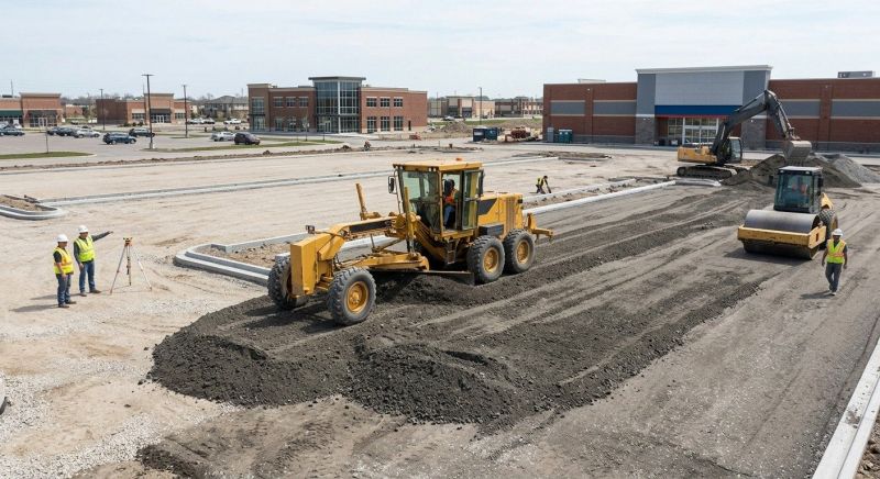 Parking Lot Leveling in Lawrenceville, GA