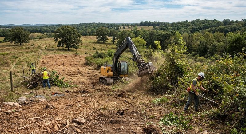 Pool Land Clearing in Houston, TX