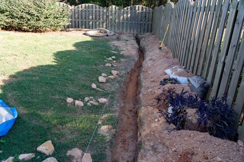 Completed Utility Trench